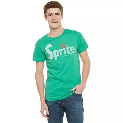Buy SPRITE By COCA-COLA T SHIRT MENS REGULAR GREEN XL XLARGE RETRO NEW WITH TAGS • 13.95£