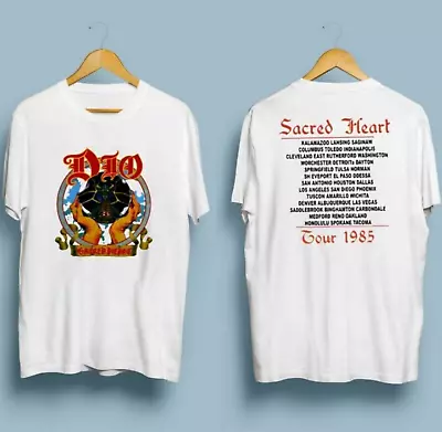 Buy Dio Vintage Design Sacred Heart Tour 1985 T Shirt Size S-5XL • 25.19£