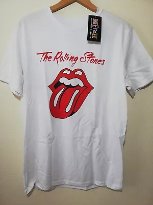 Buy The Rolling Stones T-Shirt White 100% Cotton X Large Unisex Short Sleeve Music • 12.99£
