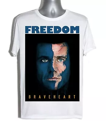 Buy Braveheart - FREEDOM Tshirt. Scotland. Mel Gibson William Wallace Scottish Rebel • 15.95£