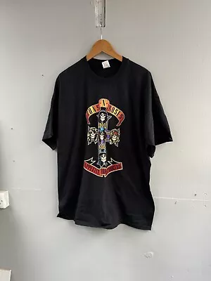 Buy Vintage Band T-shirt Guns N Roses Appetite For Destruction T- Shirt - XL • 25£