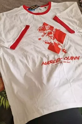 Buy DC Harley QUINN XXL White T-shirt • 12.35£