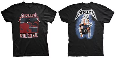 Buy Metallica Kill 'Em All Heavy Thrash Metal Rock Licensed Tee T-Shirt Men • 15.33£