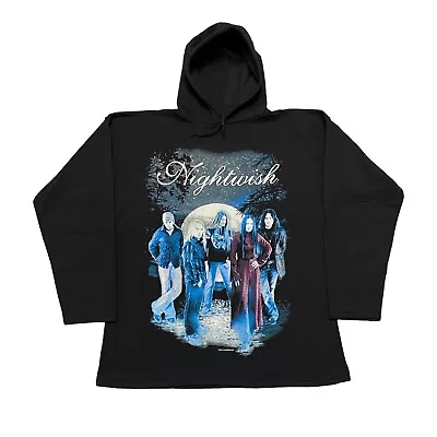 Buy Nightwish Vintage Band Hoodie XL Black Metal Rock Tarja Turunen Evanescence Him • 46.67£