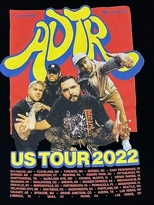 Buy A Day To Remember  US TOUR Adult T-Shirt 2022 XL * Distressed * • 18.67£