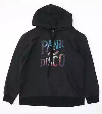 Buy Agary And Asy Womens Black Polyester Blend Hoodie Size S - Panic At The Disco • 7.75£