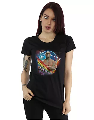 Buy Marvel Women's Guardians Of The Galaxy Neon Drax T-Shirt • 13.99£