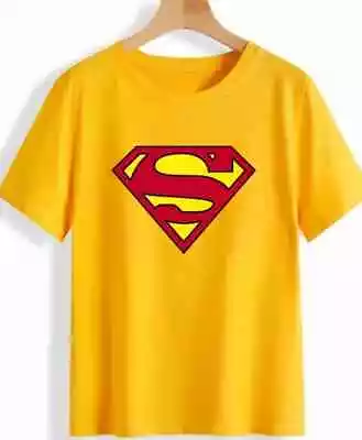 Buy Superman T-shirt Logo Classic Movie DC Comics Justice League Kids Mens Top • 10.99£