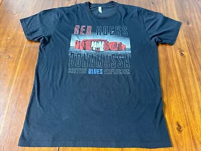 Buy Joe Bonamassa British Blues Explosion Red Rocks 2016 Concert Shirt XL • 12.13£