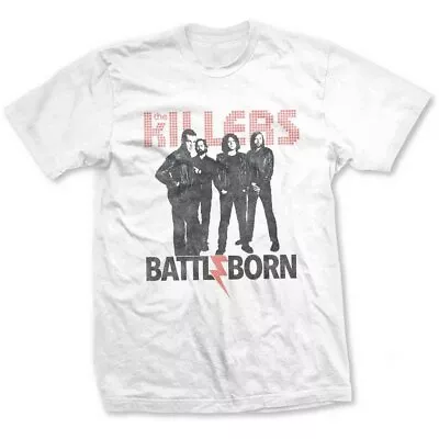 Buy The Killers Men's KILTS10MW04 T-Shirt, White, XL • 17.30£