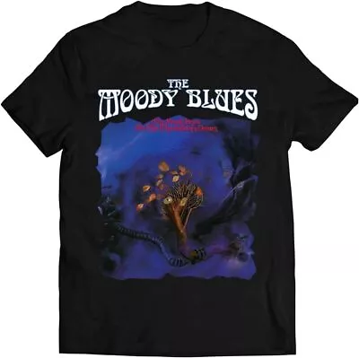 Buy The Moody Blues Shirt On The Threshold Of A Dream Men's Tshirt Black Shirts • 15.86£