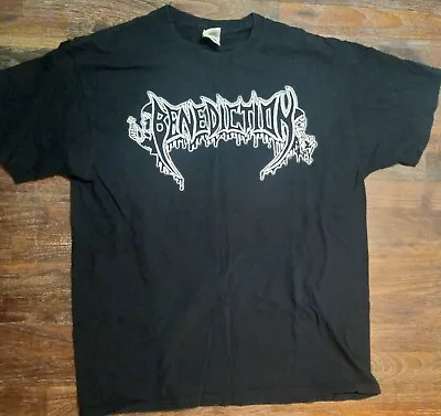 Buy Benediction T Shirt Large Bolt Thrower Napalm Death Carcass Asphyx Cancer • 23.33£