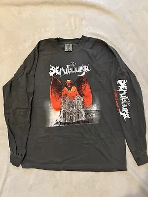 Buy Sepultura - Bestial Devastation. Long Sleeve  T-shirt. Pepper. L • 70£