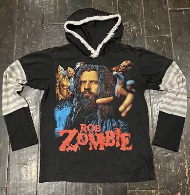 Buy Vintage Rob Zombie Custom Graphic Band Shirt Horror Nu-metal Rock Single Stitch • 54.46£