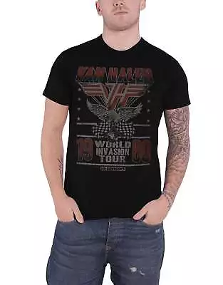Buy Van Halen T Shirt World Invasion Tour 1980 Band Logo New Official Mens Black XXL • 16.95£