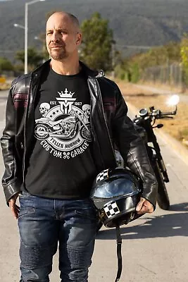 Buy Teller Morrow Custom Garage T Shirt Anarchy Of Sons TV Biker Motorcycle Jax Clay • 9.95£