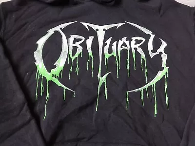 Buy Obituary Hoodie Sweatshirt Morbid Angel Deicide Behemoth Hate Gorguts • 55.64£