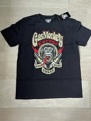 Buy Official Gas Monkey Garage Men's Black T-shirt Sizes S/M/L/XL/XXL/XXXL BNWT • 12.99£