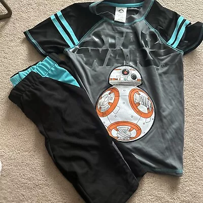 Buy Star Wars BB8 Boys Short Pyjamas PJS Set Age 7-8 New No Tags • 5.95£