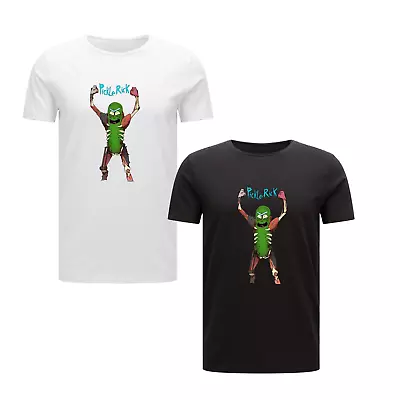 Buy Cartoon Alien Pickle Rick Men's T-shirt Rick And Morty Top Design New • 12.49£