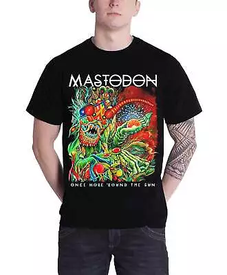 Buy Mastodon T Shirt Once More Round The Sun Band Logo Official Mens New Black • 17.95£