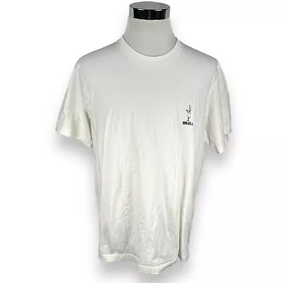 Buy Uniqlo X Attack On Titan T-Shirt Mens XL White Cotton Crew Neck Short Sleeve New • 27.95£