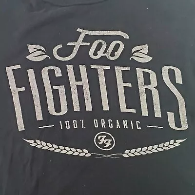 Buy Foo Fighters Shirt Women's XS-SMALL Black 100% Organic Rock Band Tee Dave Grohl • 13.76£