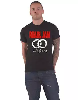 Buy Pearl Jam T Shirt Dont Give Up Band Logo New Official Mens Black • 17.95£