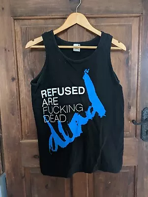 Buy Refused Are Fucking Dead Mens Band Tank Top T-shirt Size Medium • 12£