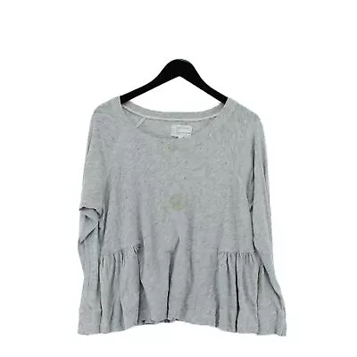Buy Current/Elliott Women's T-Shirt UK 10 Grey Cotton With Polyester Basic • 8£