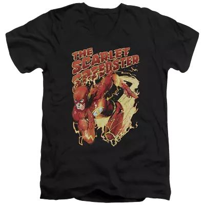 Buy Flash, The Scarlet Speedster - Men's V-Neck T-Shirt • 26.14£