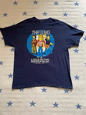 Buy 2000’s The Simpsons X The Who Tee Size L/XL • 6£