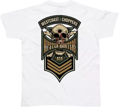 Buy West Coast Choppers Herren T-Shirt Hipster Hunters T-Shirt White • 20.06£