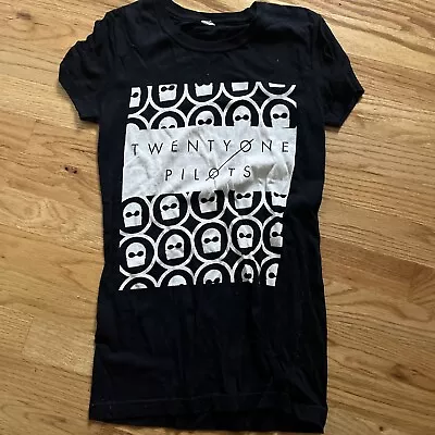 Buy Twenty One Pilots Women's Black T Shirt Size Small • 13.99£