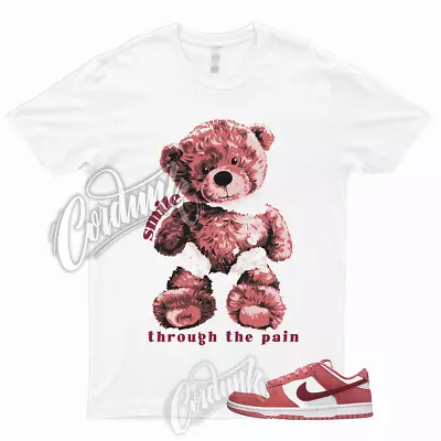 Buy SMILE T Shirt For Dunk Valentines Day Low WMNS Team Red Adobe Air Dragon Force 1 • 17.64£