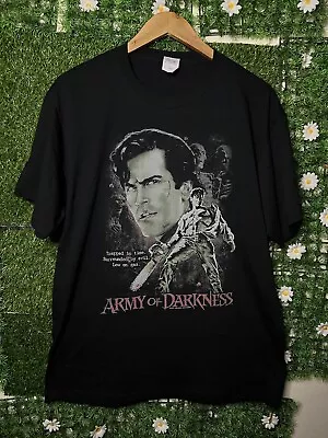 Buy Y2K Army Of Darkness MGM Promo Shirt Large Black Horror Evil Dead 2013 RARE • 18.66£
