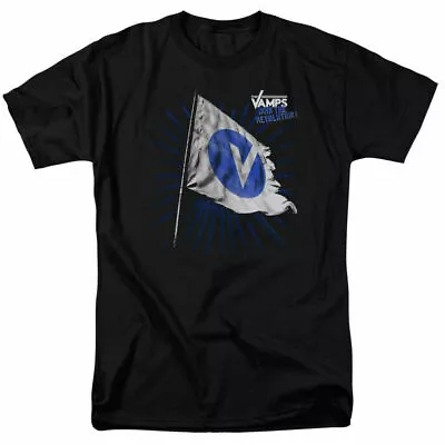 Buy The Vamps Flag T Shirt Licensed Pop Rock N Roll Music Band Tee Black • 16.98£