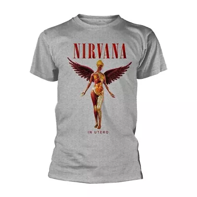 Buy NIRVANA IN UTERO (SPORT GREY) T-Shirt X-Large GREY • 21.93£