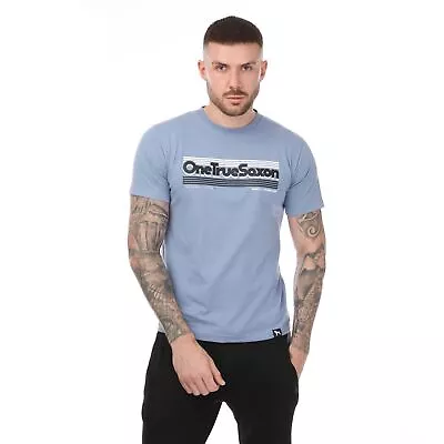 Buy Men's T-Shirt One True Saxon Forever Regular Fit In Blue • 17.99£