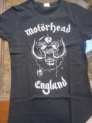 Buy MOTORHEAD - 2010 England Metallic Silver Women's T-shirt ~Never Worn~ XXL • 15.84£