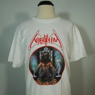 Buy NIFELHEIM Swedish Metal Onslaught 2XL T-Shirt White Mens Band Logo • 27.91£