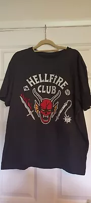 Buy Hellfire Club, Stranger Things T Shirt XL Cotton • 6.99£