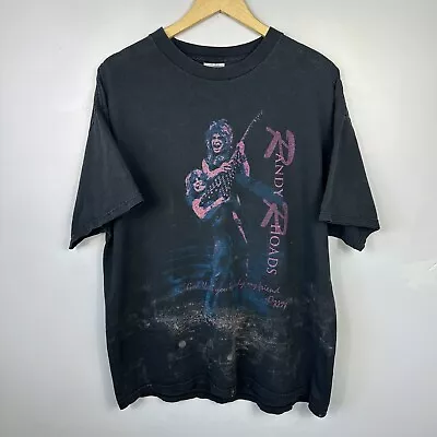 Buy Vintage Randy Rhodes T-Shirt, Ozzy Osbourne Tribute 1997, Size Mens XL • 99.95£