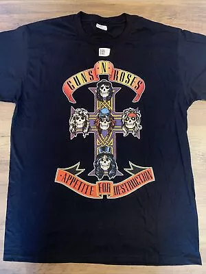 Buy Guns N Roses Appetite For Destruction T Shirt - Large • 12.99£