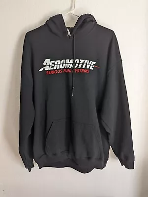 Buy Aeromotive Serious Fuel Systems Black Hoodie Size XL • 21.43£