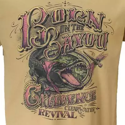 Buy Creedence Clearwater Revival Tour Band Gift For Fan S To 5XL Sand T-shirt GC1646 • 21.28£
