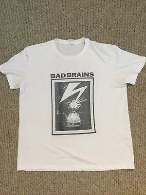 Buy Vintage Bad Brains Lightening Bolt DC Capital T Shirt Size XL • 107.17£