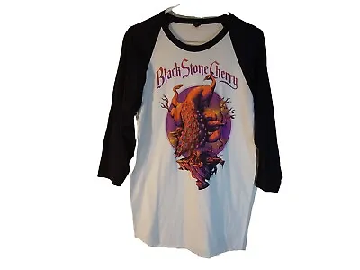 Buy Black Stone Cherry Rock Band Mens Baseball Tshirt Heavy Metal Rock Size L • 25.20£