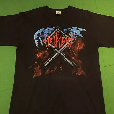 Buy Helheim - Black Metal Viking Folk ‘Othala Rune’ Shirt (L) • 14.95£