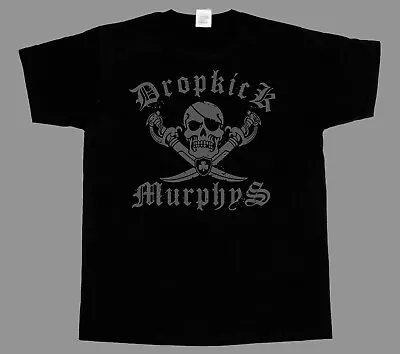Buy Dropkick Murphys Jolly Roger Irish Punk Short - Long Sleeve Black T-shirt 345xl • 26.40£